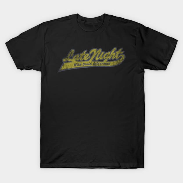 Late Night With David Letterman T-Shirt by Pablo_jkson